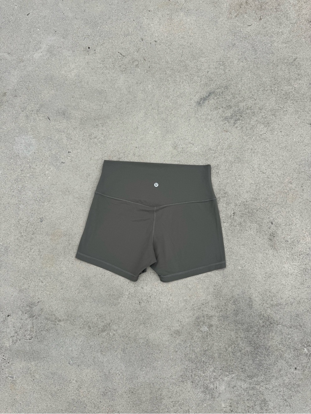 lululemon athletica Olive Green High-Rise Bike Shorts